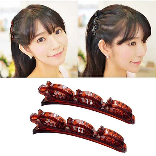 艺呈(yicheng)美发工具 艺呈韩国造型发夹发卡发饰品头饰 双层刘海夹